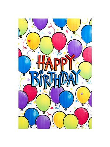 Balloon Fun Tablecover 3 per pack