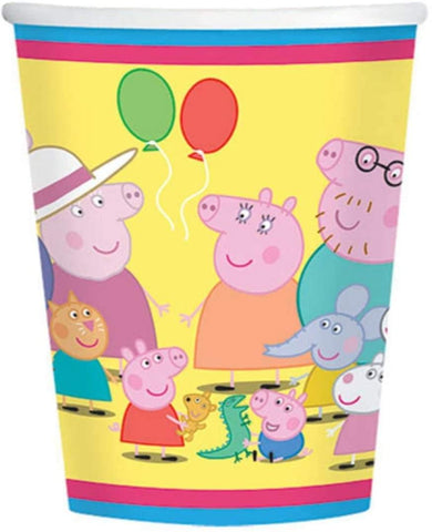amscan Peppa Pig 9 oz. Paper Cups - 8 Count