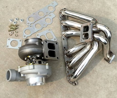GOWE Turbocharger For Toyota Supra 1JZ VVTI JZ Turbo Exhaust Manifold+T4 Oil+Water AR80 Turbocharger