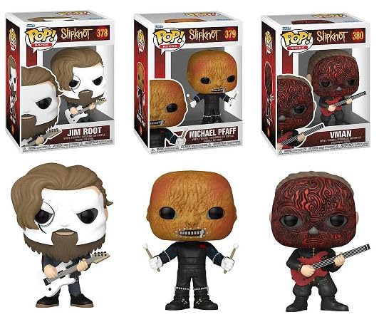 Funko Slipknot Series 3 Pop! Complete Set (3), OS