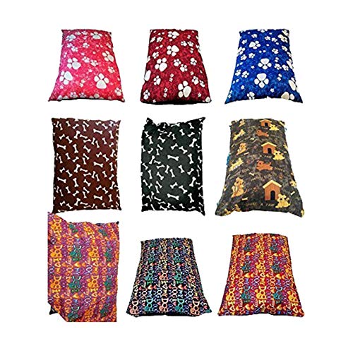 E4Emporium Pet Dog Bed Cushion Xl Size with Replaceable & Washable Zipped Cover Available In Random Colours - XL (150 x 100) cm