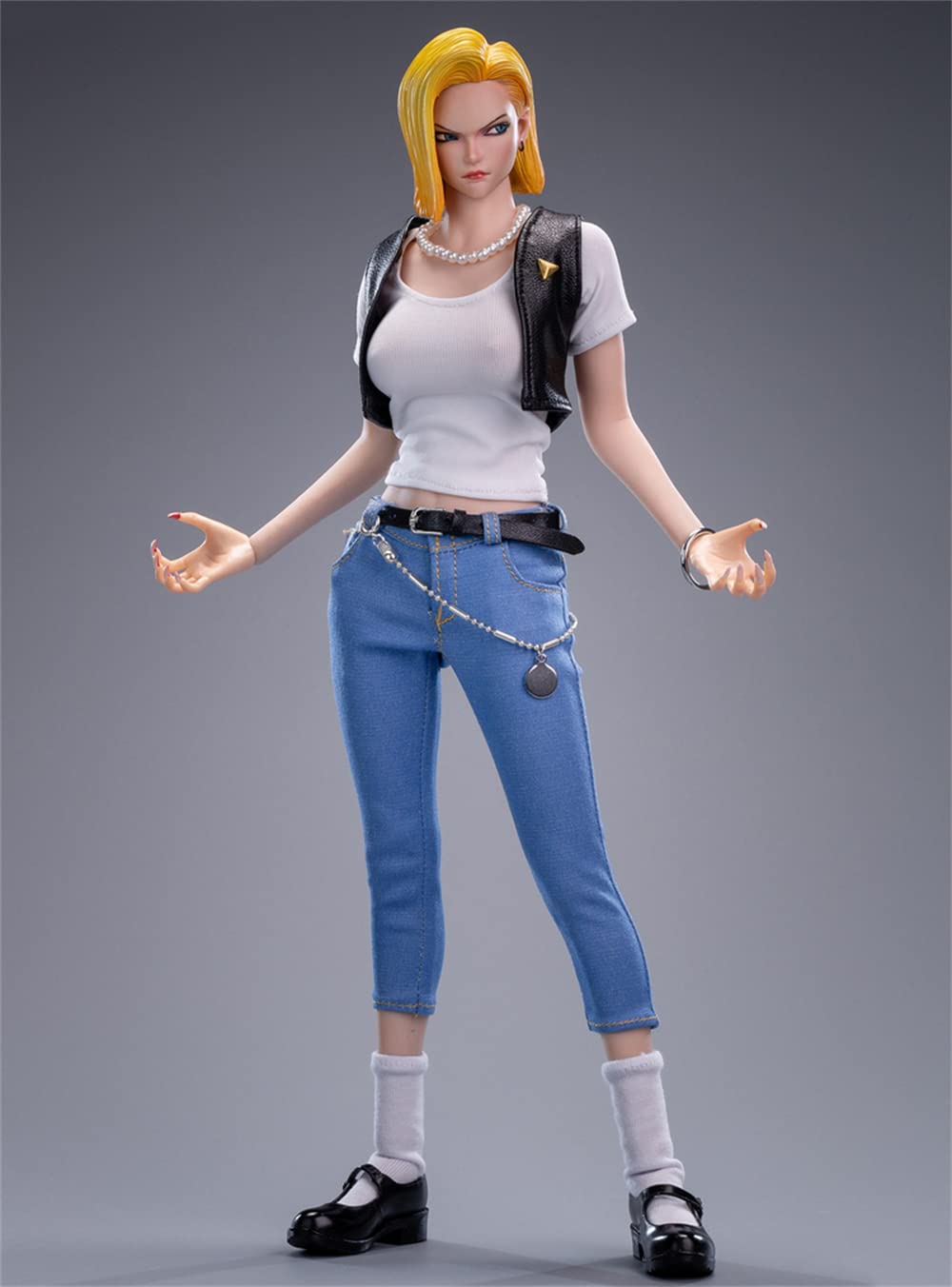HiPlay 1/6 Scale Figure Doll Clothes, Homunculus Suit, Shirt+Waistcoat+Pants+Shoes Outfit Costume for 12 inch Female Action Figure Phicen/TBLeague CM213(B)