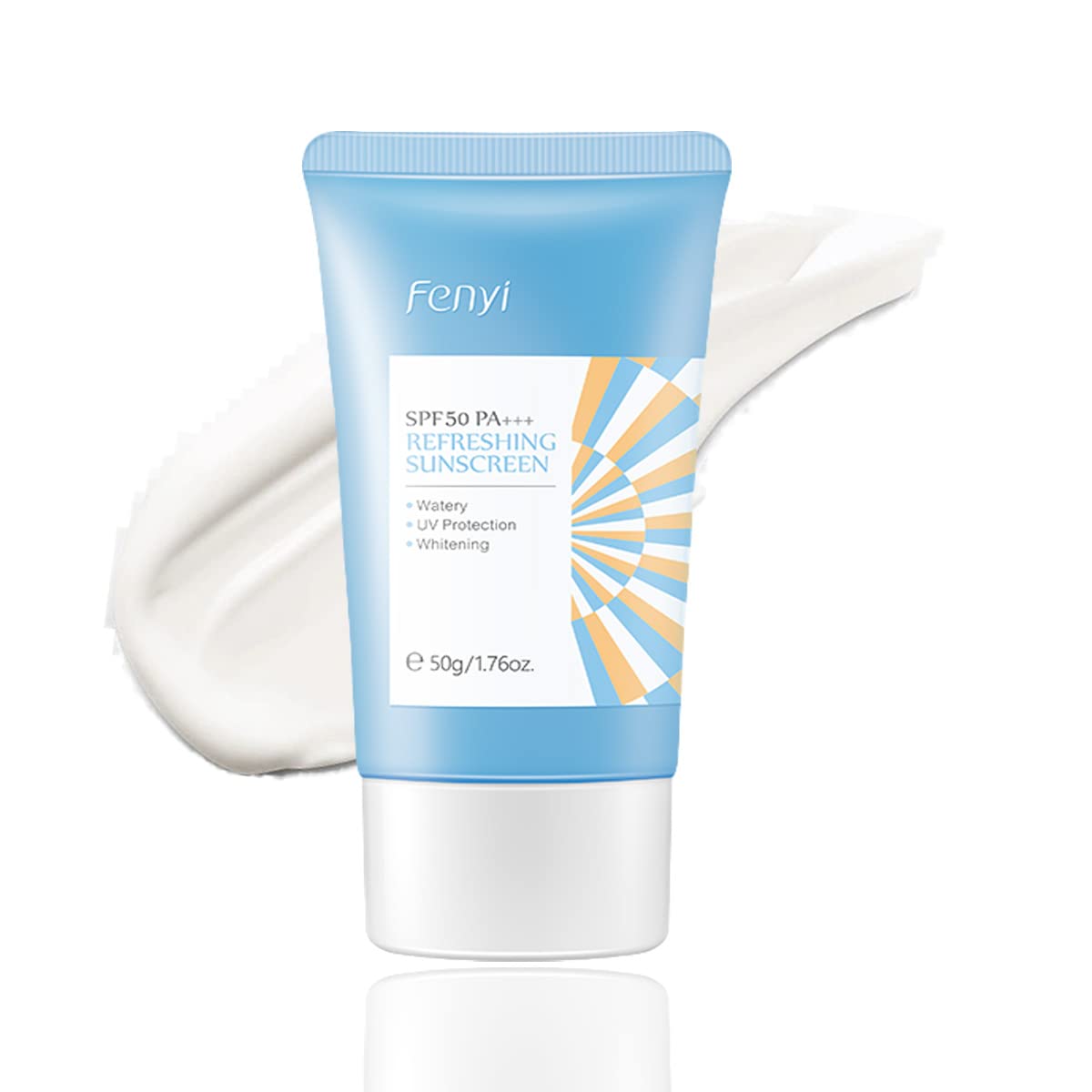 Easilydays Refreshing Sunscreen for face and body, UV SPF50 PA+++ Sunscreen Moisturizing Light Refreshing Non-Greasy Isolation Lotion, Hydration Weightless Sunscreen Light Daily Sun Cream