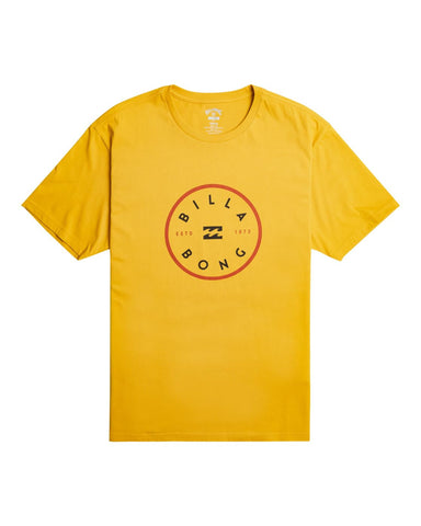 BILLABONG Mens Rotor Shirt, Yellow, L EU