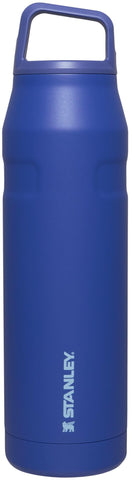 Stanley IceFlow Cap and Carry Water Bottle 36 oz | Wide Mouth Twist Lid | Lightweight and Leakproof for Travel and Sports | Insulated Stainless Steel | BPA-Free | Lapis