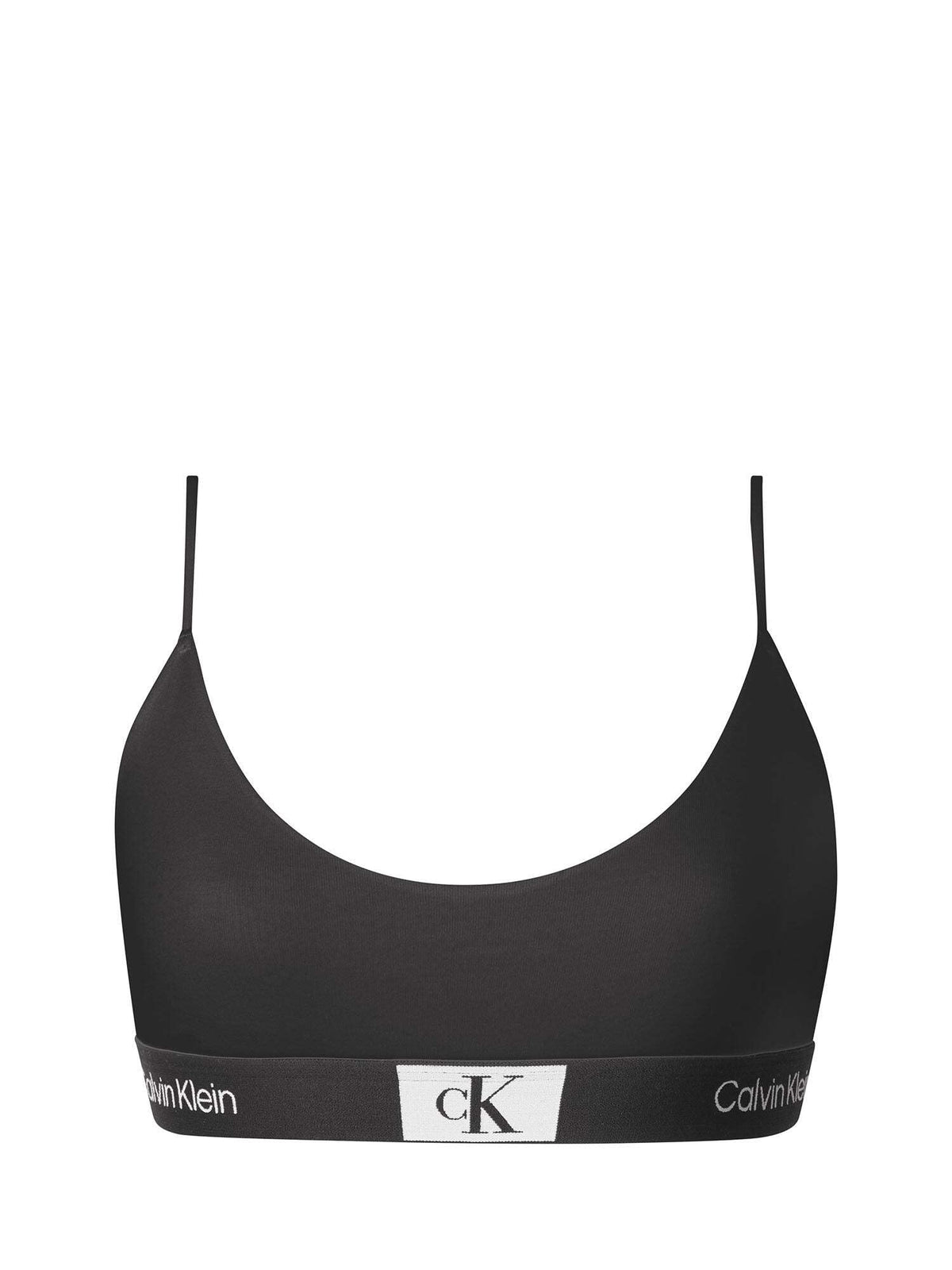 Calvin Klein Women's Unlined Bralette 000qf7216e Bralette, Black (Black), L