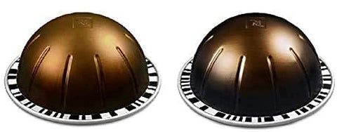 Nespresso Vertuo Double Espresso Selection Long Expiry Coffee Pods Capsules Chiaro Scuro 20 Pods 2 Sleeves