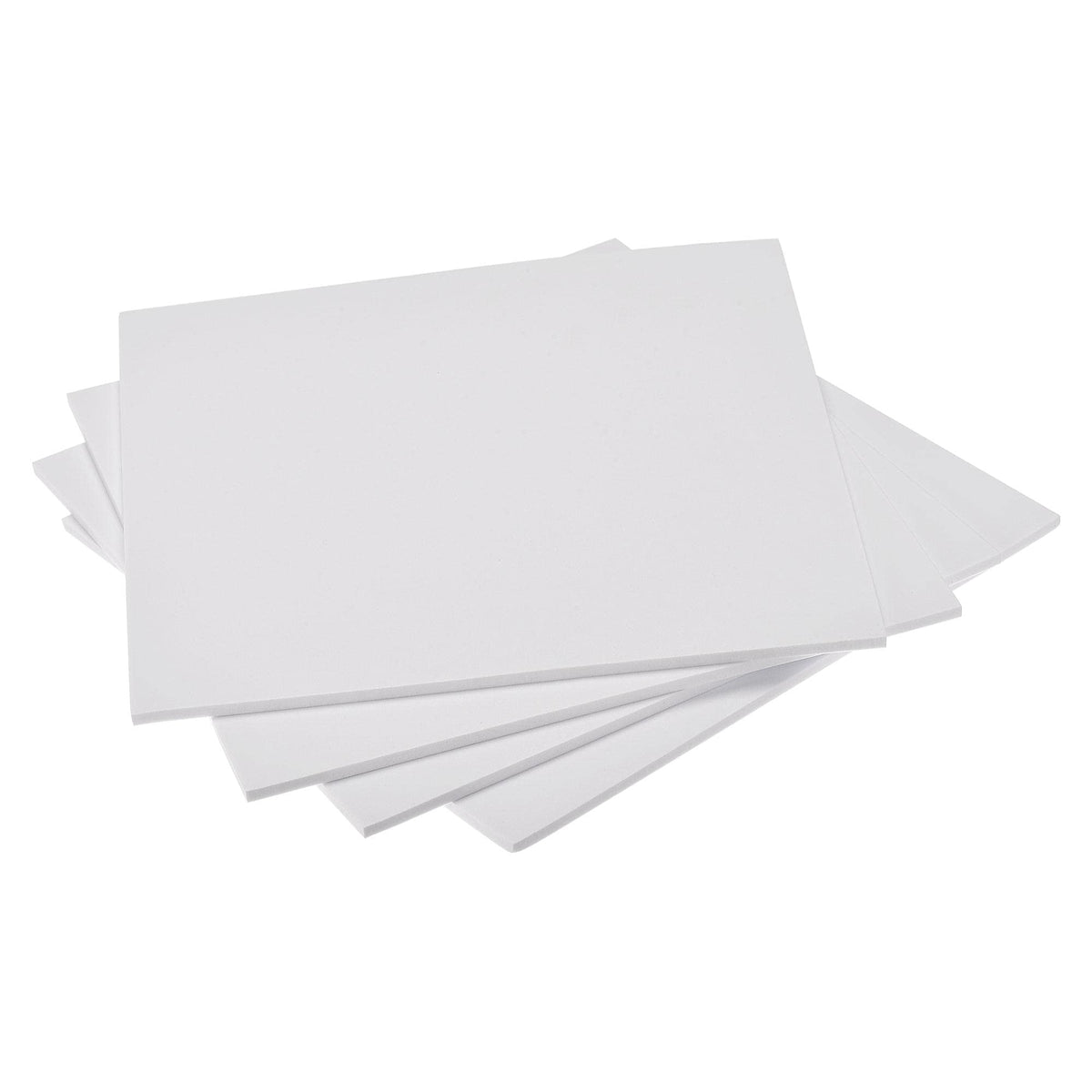 uxcell White EVA Foam Sheets 10 x 10 Inch 5mm Thickness for Crafts DIY Projects, 4 Pcs