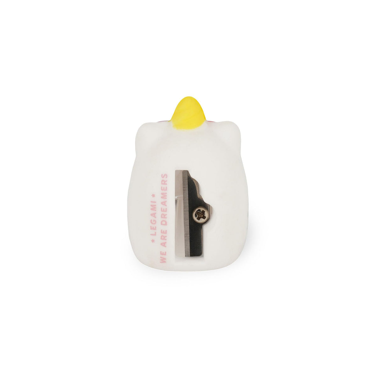 Legami - Pencil Sharpener - Mini Friends - Ideal Pencil Sharpener for Kids - Easy Grip Sharpens Pencils and Crayons - Stationery for School and Office - Dimensions 3 x 4.5 x 2 cm Unicorn