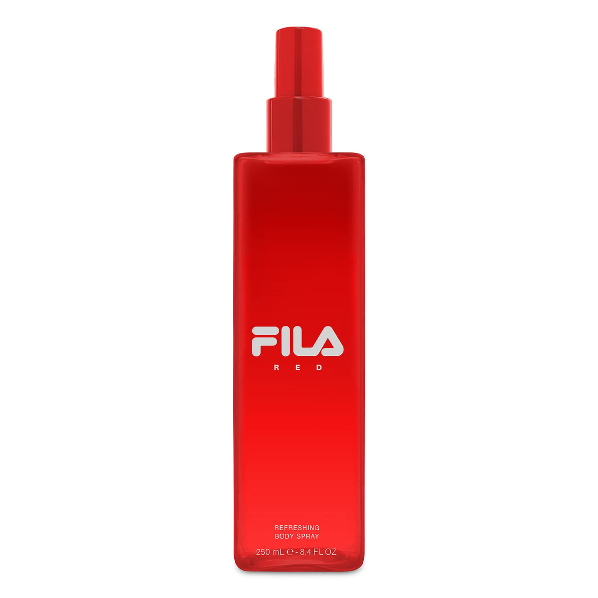 FILA RED for Men - Classic, Intense, Long Lasting Men's Fragrance For Day And Night Wear - Notes Of Bergamot, Lemon, Lime, Jasmin, And Sandalwood - Streamlined, Portable Bottle Design - 8.4 Oz