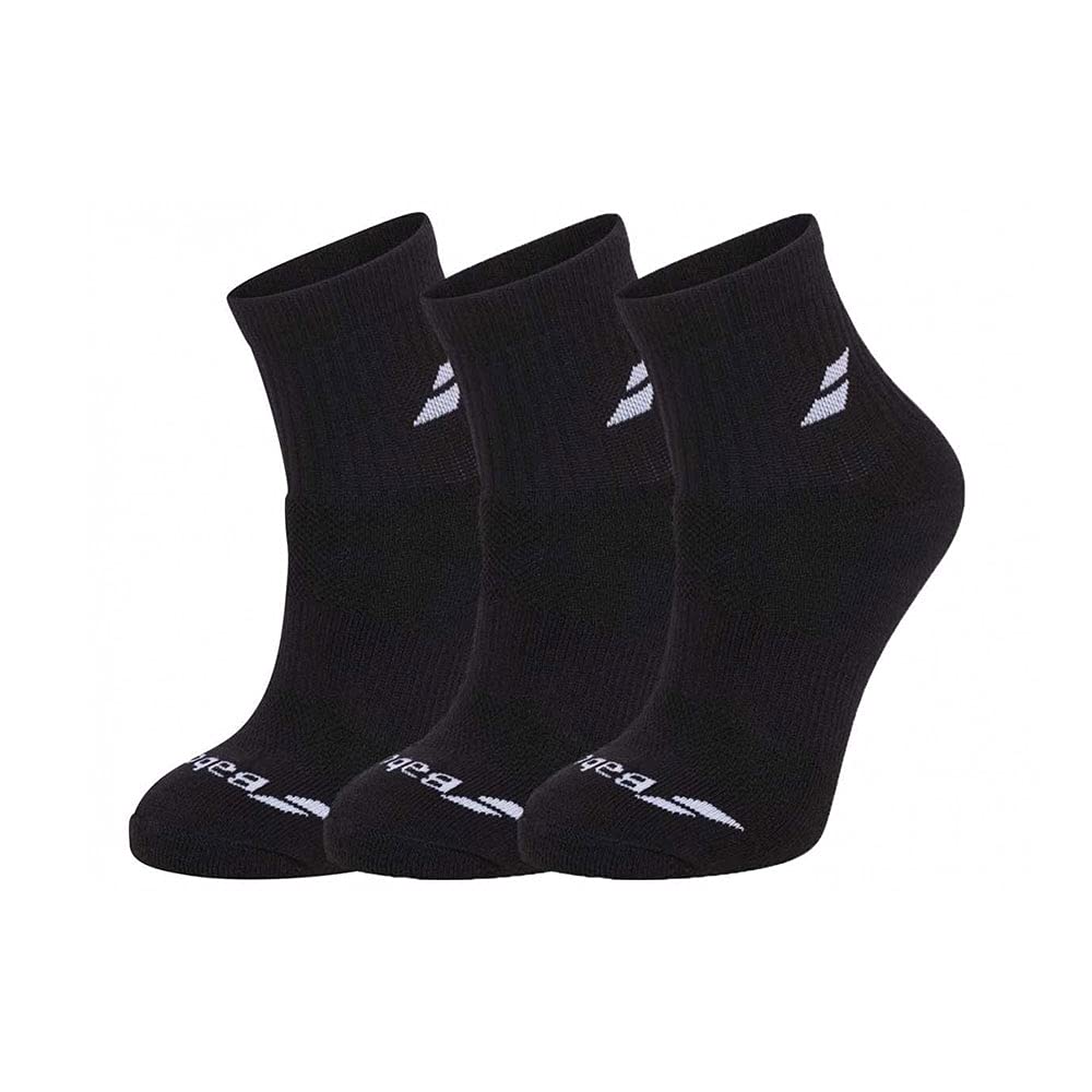 Babolat 3 Pairs Pack Junior Socks Unisex Children, unisex_child, Socks, 5JA1371, Black, 31-34