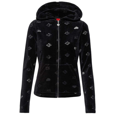 HUGO Women's Devangeline Jersey Jacket, Open Miscellaneous986, M