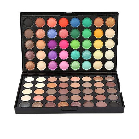 FILFEEL 80 Colors Eyeshadow Palette, Candy & Earth Colors Professional Pearl Matte Eye Shadow Cosmetic Makeup Set