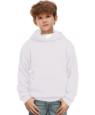 Remimi Unisex Kids Mardi Gras Hoodie St Patricks Day Pullover Sweatshirt for Boys Girls 5-14 Years, White, 7-8 Years
