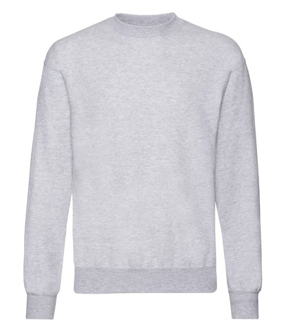 Fruit of the Loom Men's Set-In Classic Sweater, Heather Grey, Medium