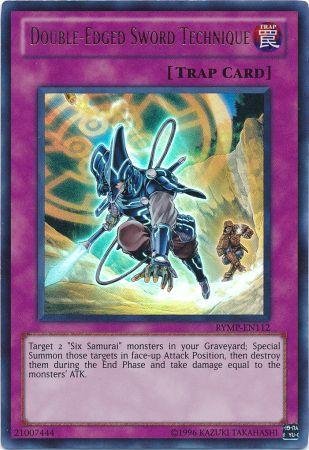 Yu-Gi-Oh! - Double-Edged Sword Technique (RYMP-EN112) - Ra Yellow Mega-Pack - Unlimited Edition - Ultra Rare