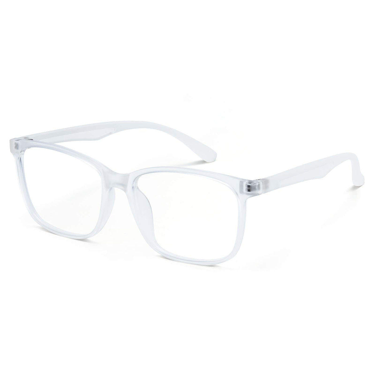 Cyxus Blue Light Glasses Men Women Lightweight TR90 Computer Glasses Reduce Eye Strain UV Protection?8083T34 Matte Clear?