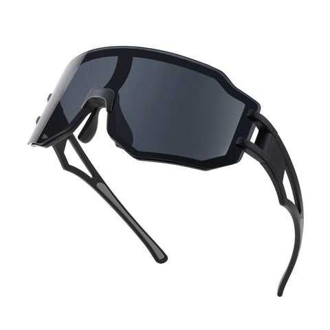 FEISEDY Sports Cycling Glasses Men Fashion Bicycle Sunglasses One Piece Rimless Lens B2867