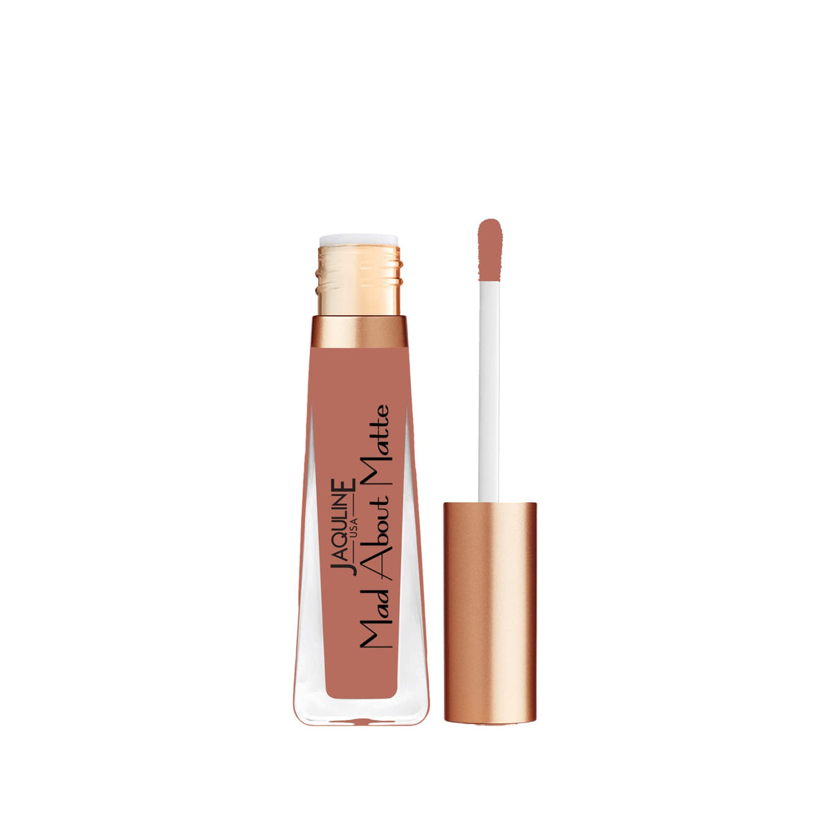 Jaquline USA Mad About Matte Liquid Lipstick| Long lasting |Smudge Proof |Highly pigmented | Paraben free| lightweight|Nude Streak| 6 ml