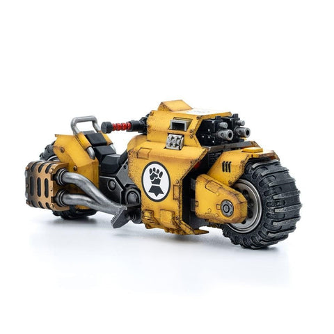 JoyToy Warhammer 40K: Imperial Fists Raider Combat Bike 1:18 Scale Figure