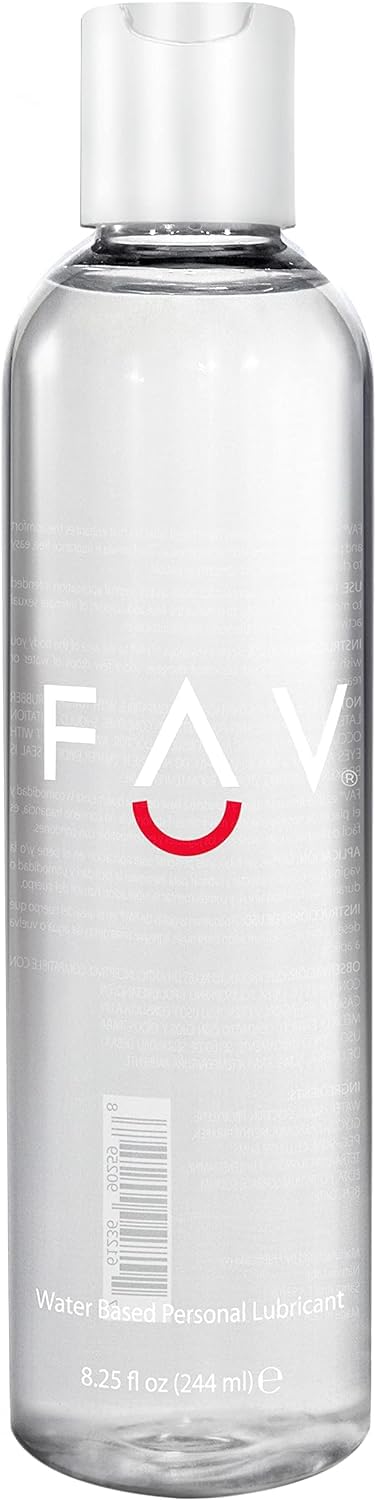 FAV Sex Lube Water Based Lube Non Sticky Lubricating Gel for Intercause and Anal Lube; Water Based Lubrification Non Sticky 244ml Natural Lube for Adults