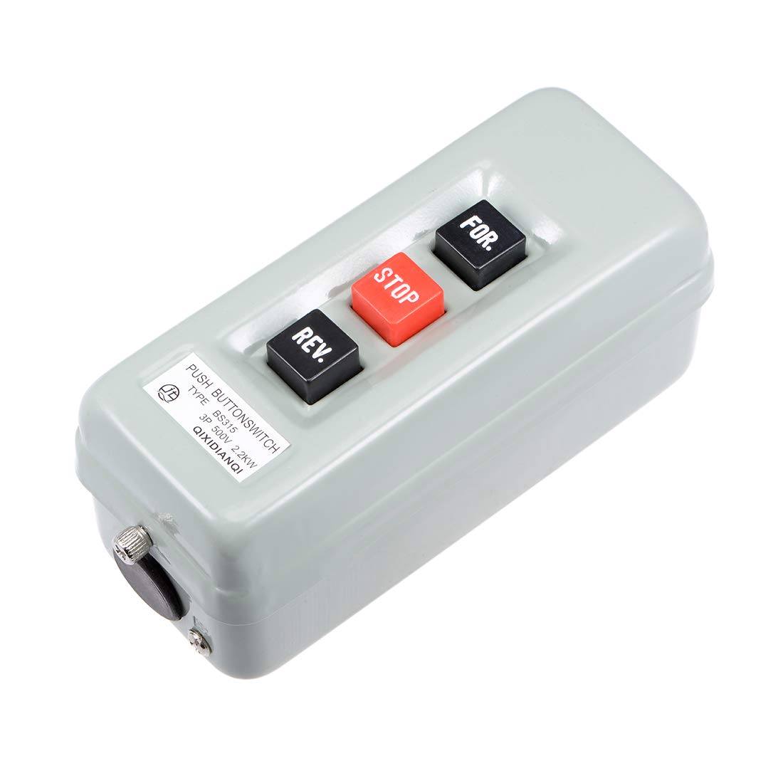 sourcing map Self Locking Forward Stop Reverse Pushbutton Push Button Station 15A 2.2KW