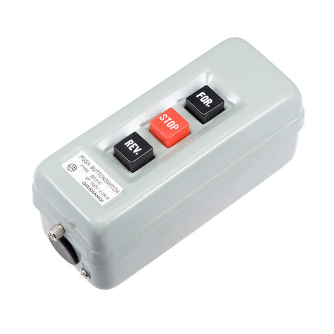 sourcing map Self Locking Forward Stop Reverse Pushbutton Push Button Station 15A 2.2KW