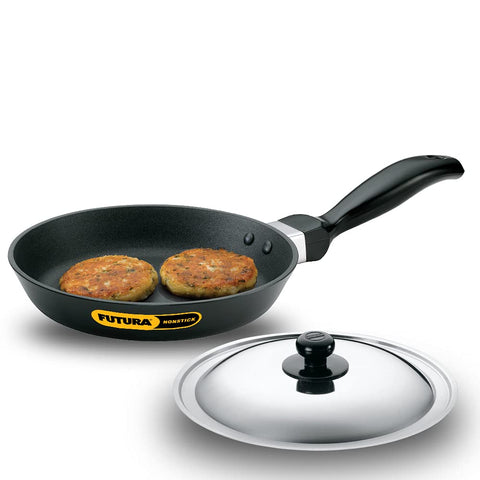 Futura Non-Stick Frying Pan with Lid, 18cm