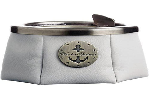 Marine Business Windproof Ashtray-Premium-Ecru with Elegant Design, Fabric, Multi-Color, One Size