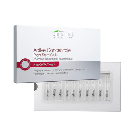 BIELENDA PROFESSIONAL Active Concentrate Plant Stem Cells 10 x 3ml Drop for Unisex Adults with Unscented Scent, Targeting Hair Regrowth on All Hair Types