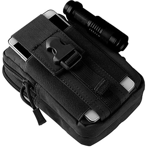 LYNKO Tactical Molle Pouch Bag - EDC Utility Gadget Waist Bag Pack- Camping Hiking Outdoor Gear - Cell Phone Holster Holder