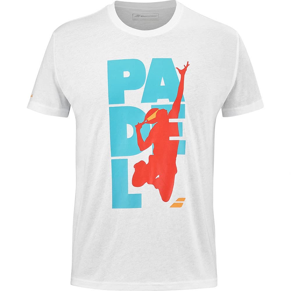 Padel Cotton Tee Men/White/White (M), white