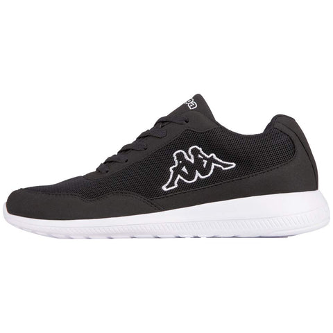 Kappa Unisex Follow Low-Top Sneakers, Black (Black/White 1110), 6.5 UK