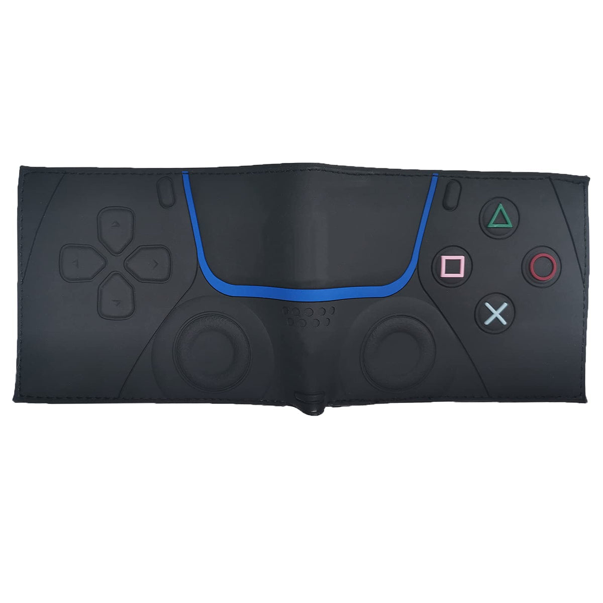 CALM PLANET Anime wallet Game men's coin purse DualShock joystick leather double-sided wallet large-capacity portable controller ID card holder -07