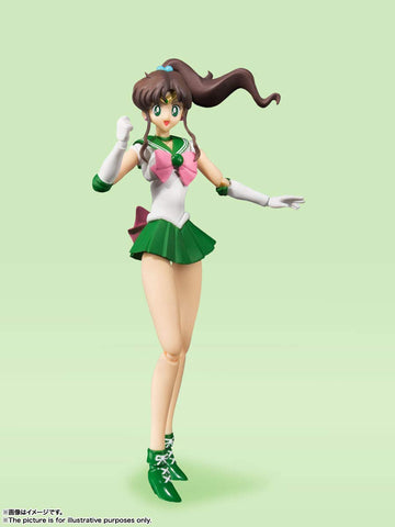 TAMASHII NATIONS - Pretty Guardian Sailor Moon - Sailor Jupiter -Animation Color Edition-, Bandai Spirits S.H.Figuarts Action Figure