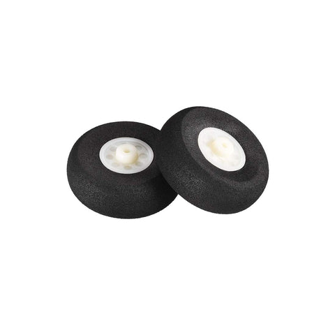 uxcell RC Airplane Wheels - 4PCS RC Airplane Aircraft Sponge Wheels 1.5 Inch x 0.08 Inch