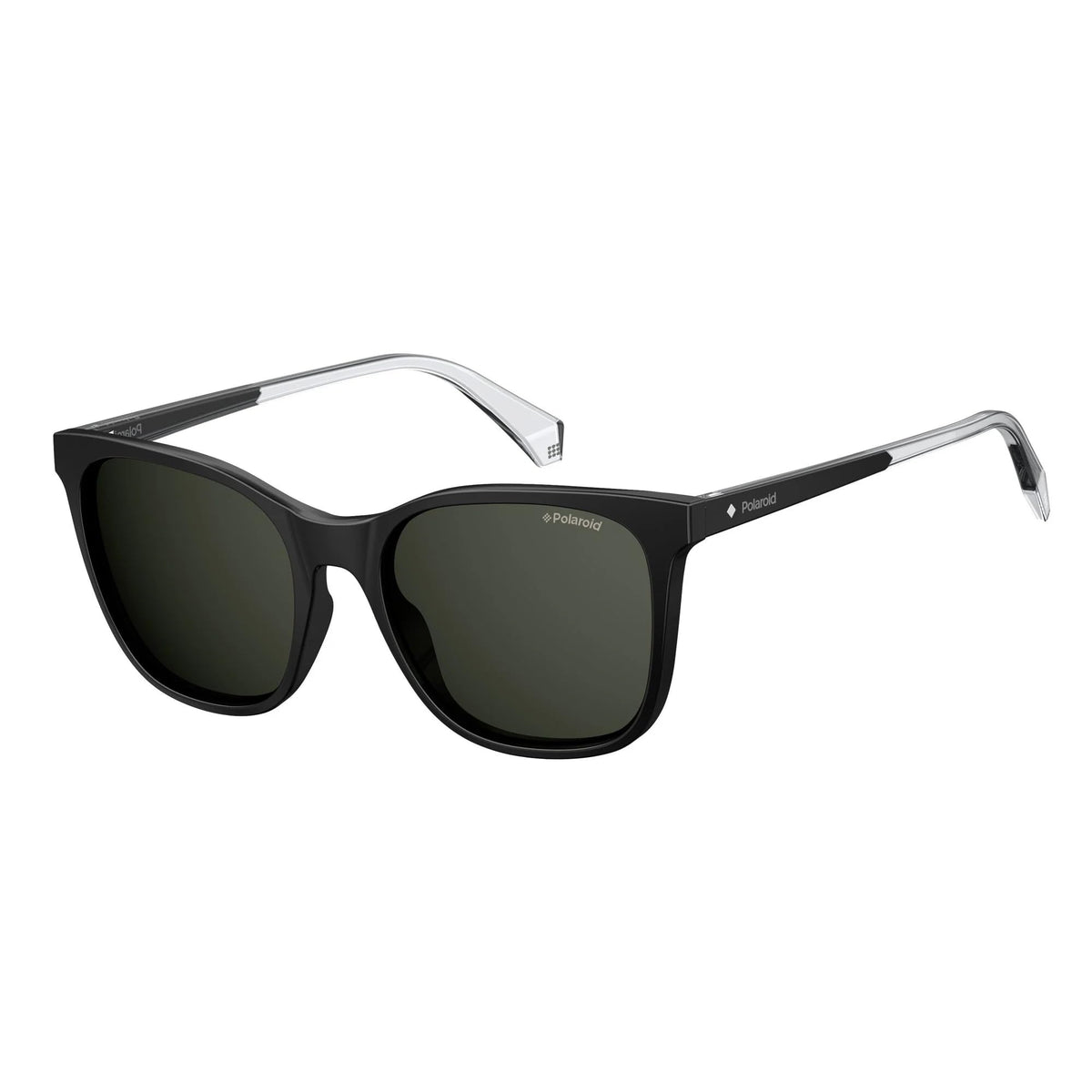 Polaroid Sunglasses Women's PLD4059/S Polarized Square Sunglasses, Black, 53 mm