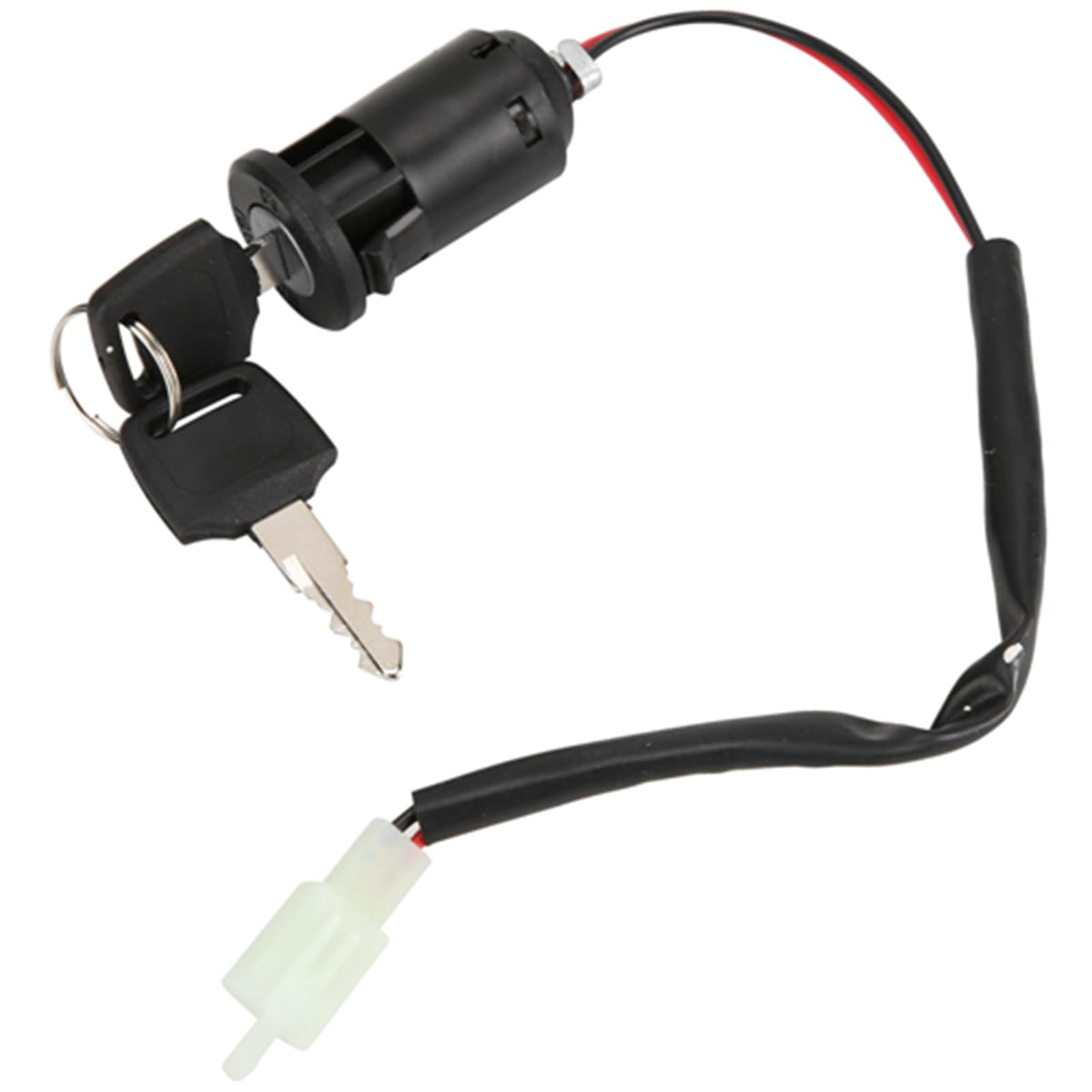 KIMISS 2 Pack Ignition Switch Lock with Keys, Universal E-Bike Electric Scooter Replacement Accessories for Tricycle and Mobility Scooter