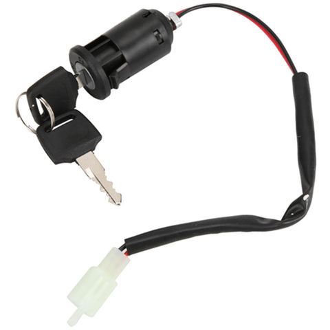 KIMISS 2 Pack Ignition Switch Lock with Keys, Universal E-Bike Electric Scooter Replacement Accessories for Tricycle and Mobility Scooter