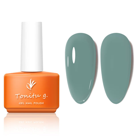 Tonitu G 7ml 27 Colors Gel Nail Polish 1 pcs, Semi permanent Gel Nail Art, UV/LED Soak Off for Salon Manicure and Nail Art DIY at Home, for Gift (SC255)