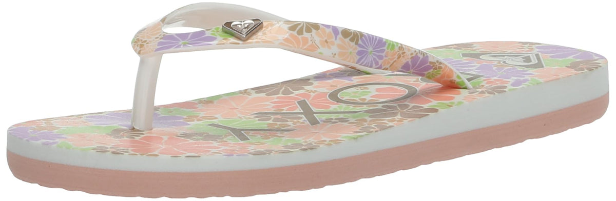 Roxy Girls Pebbles VII Sandal, Multi, 3 Big Kid