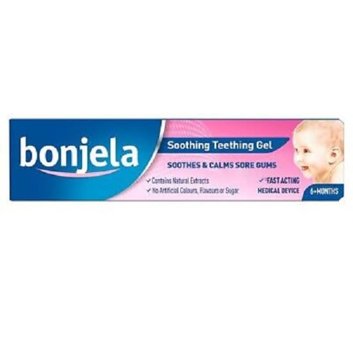 Bonjela Baby Teething Gel For Soothing Gums, 15g, Teething Pain Relief & Common Teething Symptoms, Helps Relieve Sore Gums, Inflammation & Mouth Ulcers for Babies & Infants, Oral Treatment