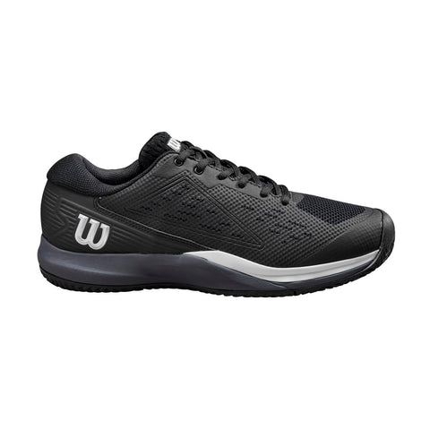 Wilson Rush Pro Ace Men's Tennis Shoe, Black/Ombre Blue/White, Size 9.5