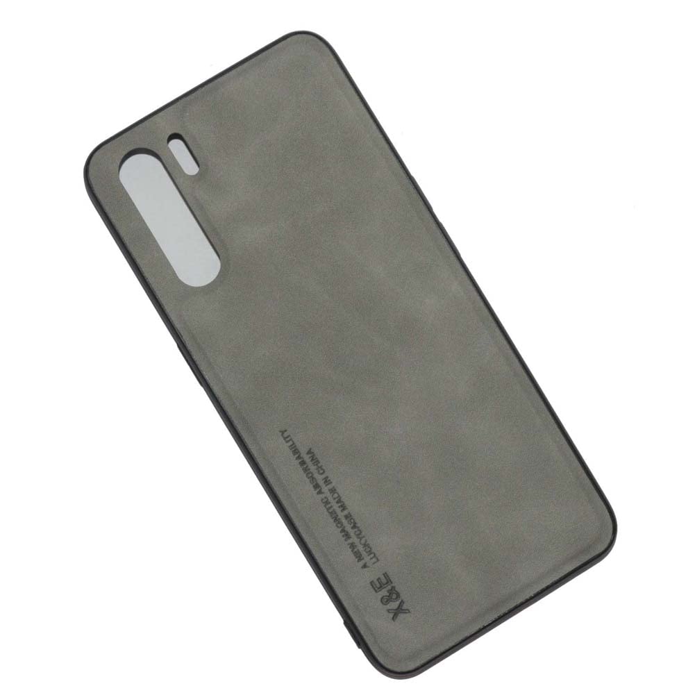 Kepuch Silklike Case for Oppo A91/Reno 3 4G - Cover Bumper Built-in Metal Plate for Oppo A91/Reno 3 4G - Gray