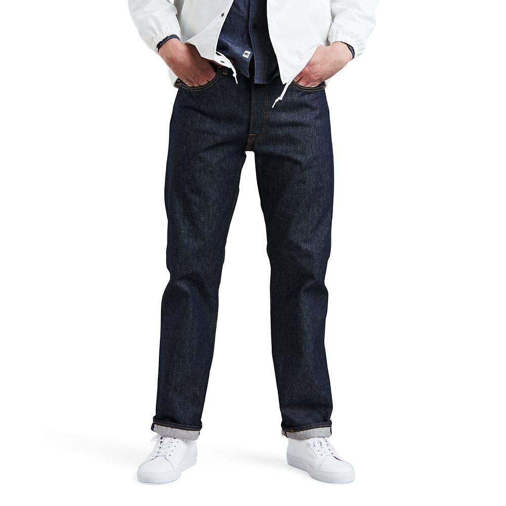 Levi's Men's 501 Original Fit Jeans (Also Available in Big & Tall), Rigid, 34W x 29L