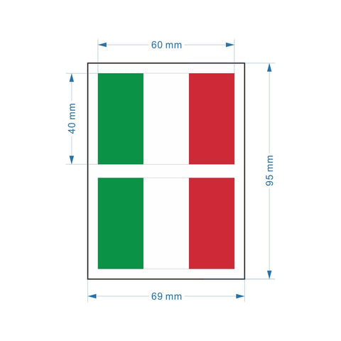 Double Series Womaha 20 Sheets Italy Temporary Tattoos for Football 40 Face Tattoo Stickers