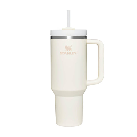 Stanley Quencher H2.0 Flowstate Tumbler 1.2L - Cold For 11 Hours - Iced For 48 Hours - Water Bottle With Straw, Handle And Lid - Dishwasher Safe - Travel Mug For Cold Drinks - Cream Tonal