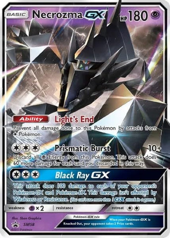 Pokemon - Necrozma GX - SM58 - Black Star Promo - Ultra Rare