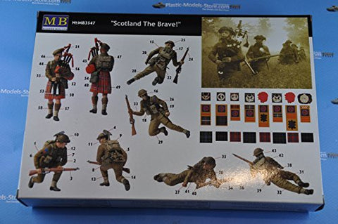 SCOTLAND The BRAVE! 4 FIGURES 1/35 MASTER BOX 3547
