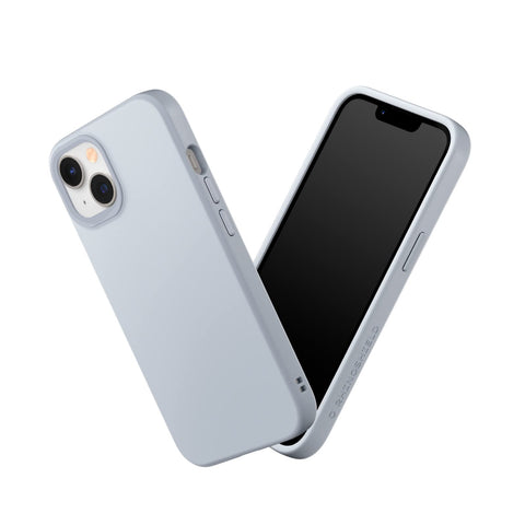 RhinoShield Case Compatible with [iPhone 13/14] | SolidSuit - Shock Absorbent Slim Design Protective Cover with Premium Matte Finish 3.5M / 11ft Drop Protection - Ash Grey
